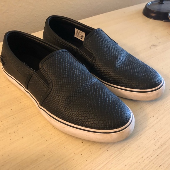 lacoste gazon slip on womens